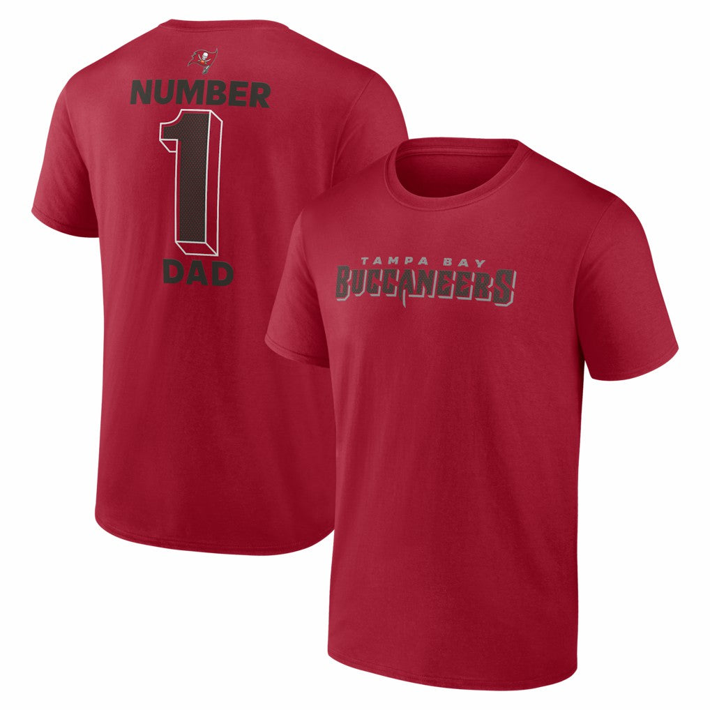 Tampa Bay Buccaneers  #1 Dad Jersey T-Shirt