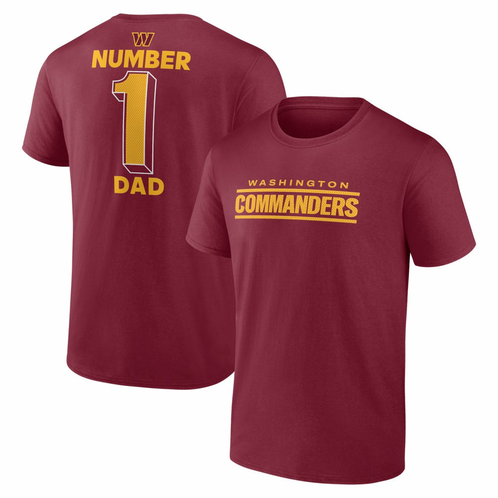 Washington Commanders  #1 Dad Jersey T-Shirt