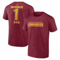 Washington Commanders  #1 Dad Jersey T-Shirt