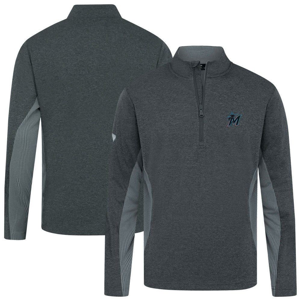 Miami Marlins Levelwear Waffle Insignia 2.0 Quarter-Zip Pullover | MLB For sale