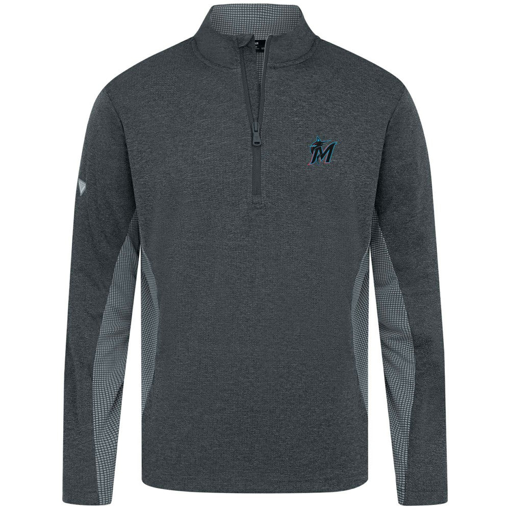 Miami Marlins Levelwear Waffle Insignia 2.0 Quarter-Zip Pullover | MLB For sale