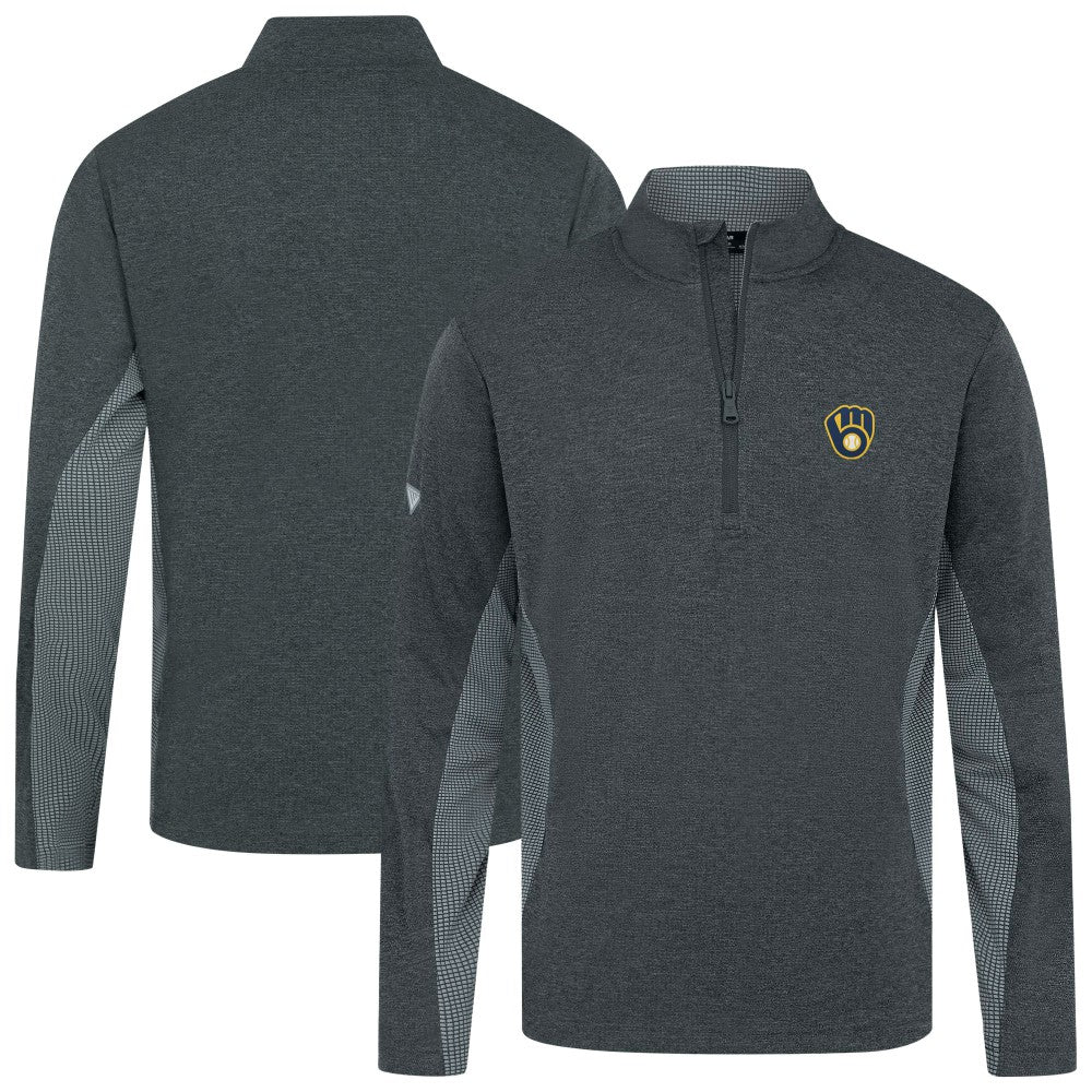 Milwaukee Brewers Levelwear Waffle Insignia 2.0 Quarter-Zip Pullover | MLB On Sale