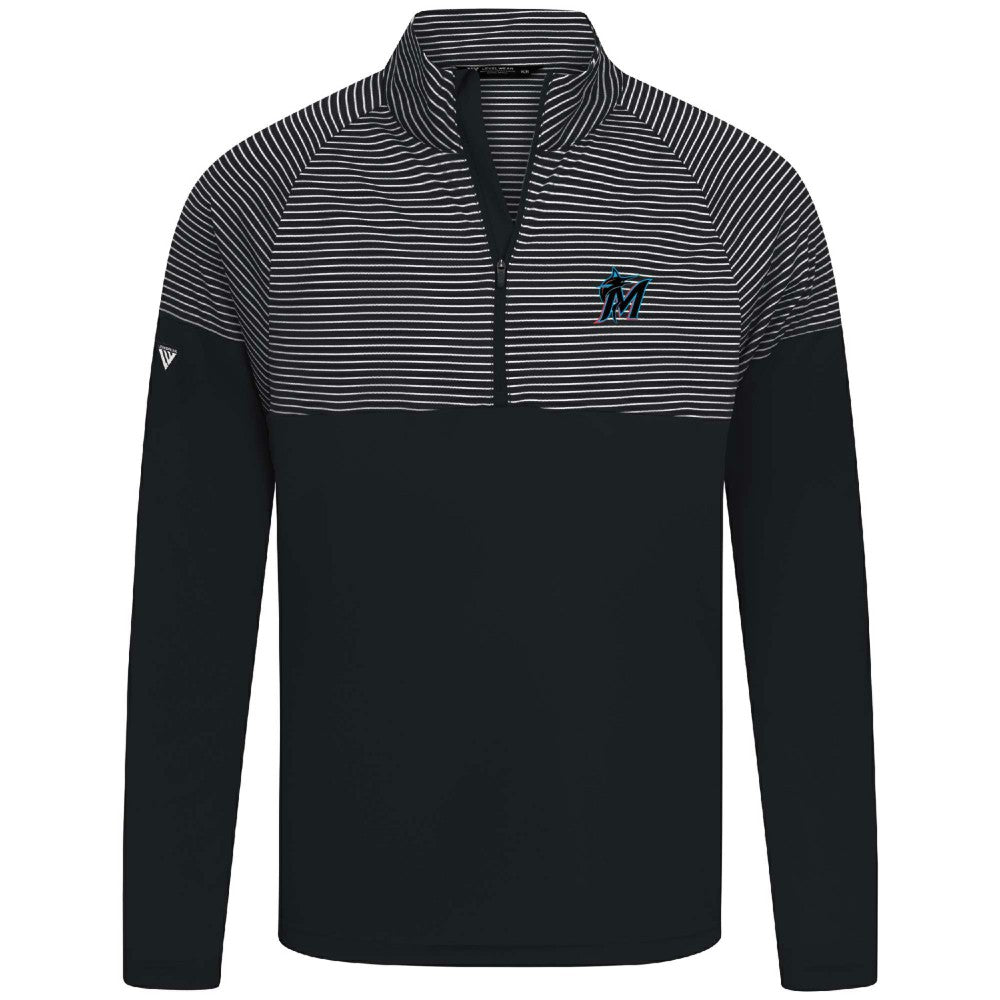 Miami Marlins Levelwear Classic Stripes Insignia 2.0 Pullover | MLB Near me