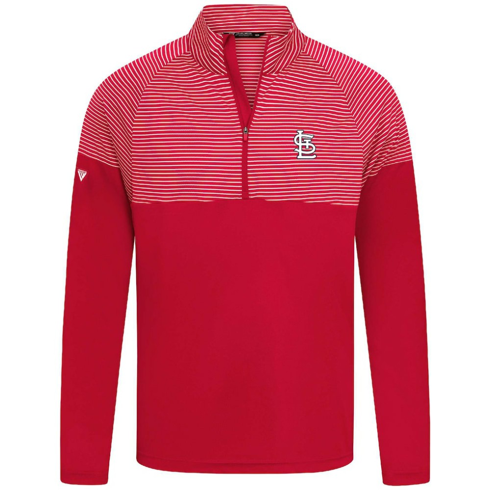 St. Louis Cardinals Levelwear Classic Stripes Insignia 2.0 Pullover | MLB Shop