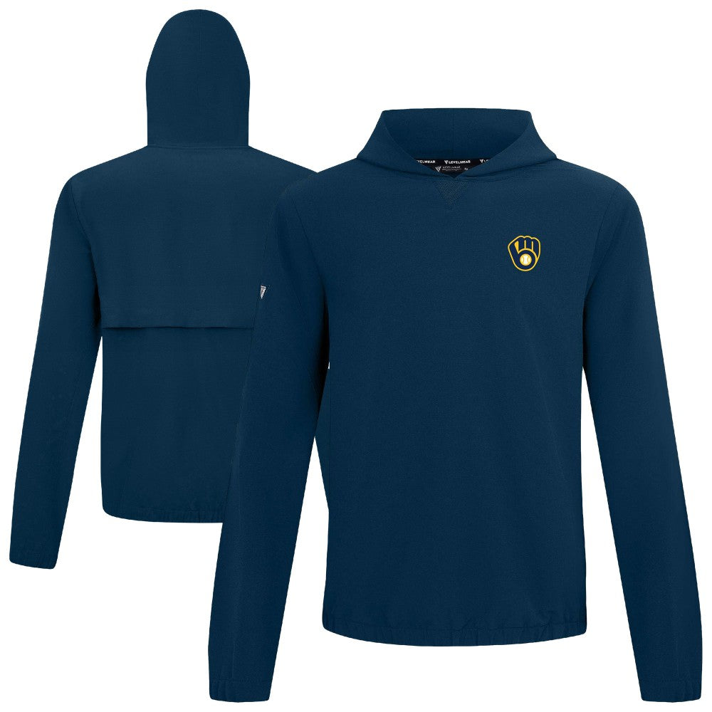 Milwaukee Brewers Levelwear Action Insignia 2.0 Pullover Hoodie | MLB US