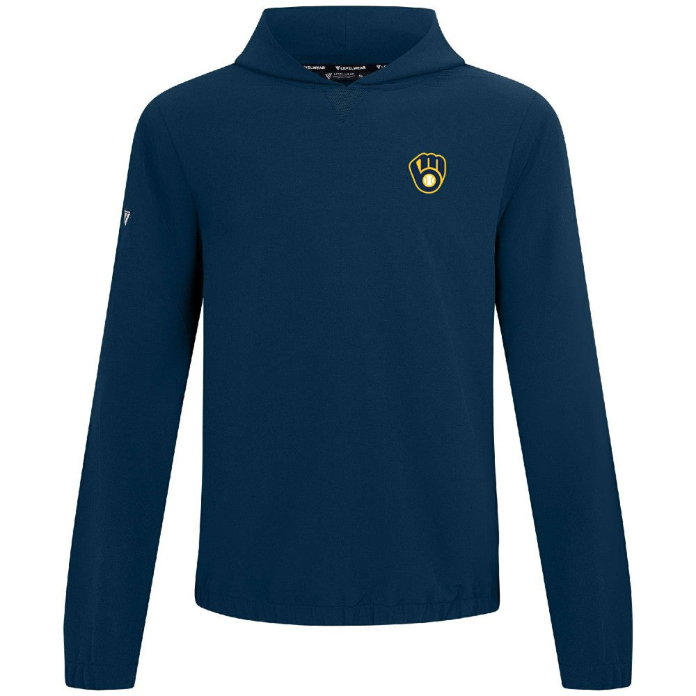 Milwaukee Brewers Levelwear Action Insignia 2.0 Pullover Hoodie | MLB US