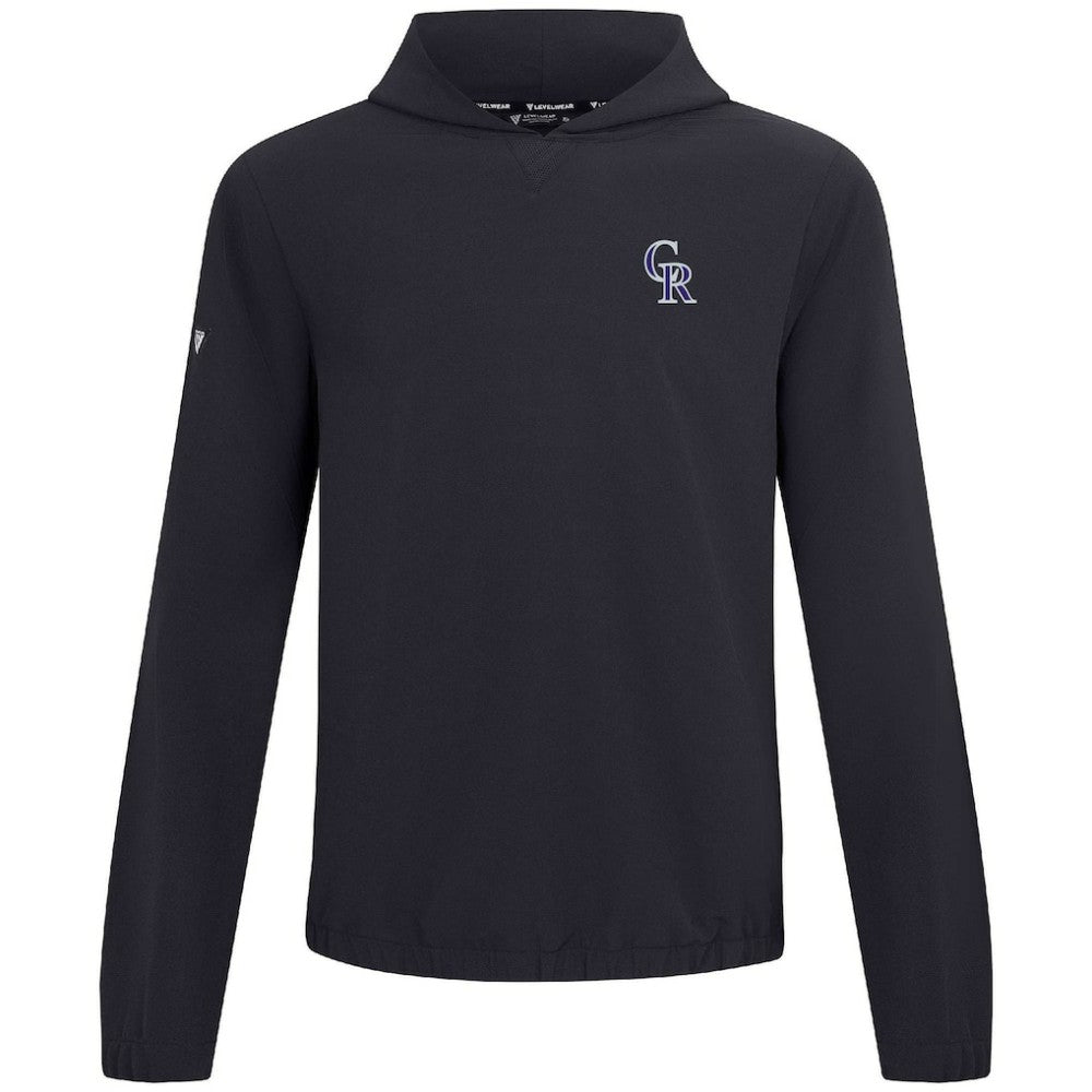 Colorado Rockies Levelwear Action Insignia 2.0 Pullover Hoodie | MLB New