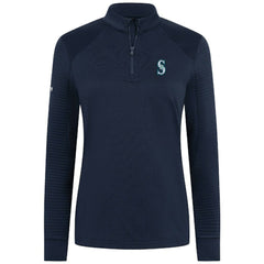 Seattle Mariners Levelwear Women's Power Insignia 2.0 Quarter-Zip Pullover Top | MLB New