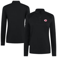 Cincinnati Reds Levelwear Women's Power Insignia 2.0 Quarter-Zip Pullover Top | MLB On Sale