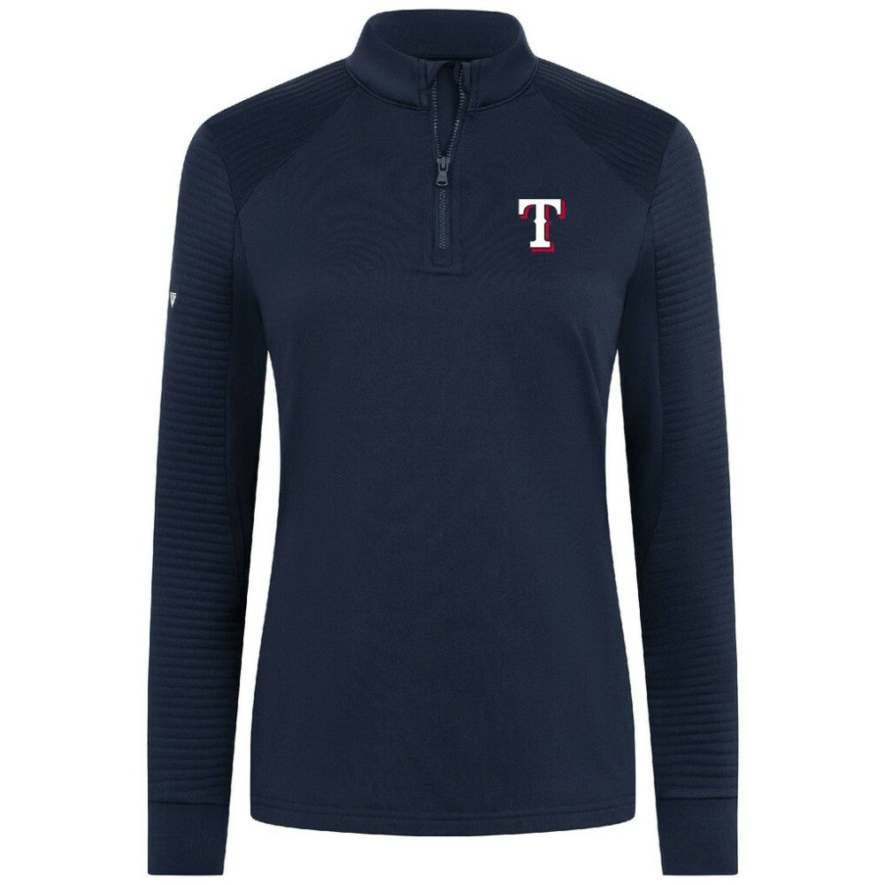 Texas Rangers Levelwear Women's Power Insignia 2.0 Quarter-Zip Pullover Top | MLB Near me