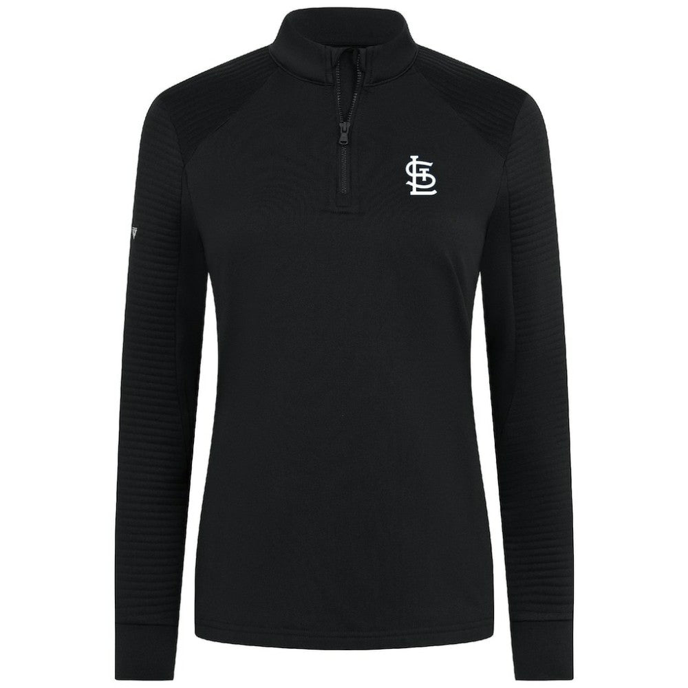 St. Louis Cardinals Levelwear Women's Power Insignia 2.0 Quarter-Zip Pullover Top | MLB On Sale