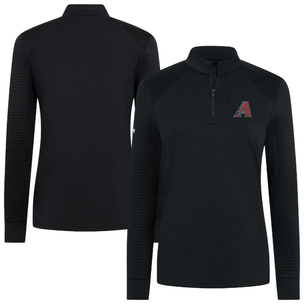 Arizona Diamondbacks Levelwear Women's Power Insignia 2.0 Quarter-Zip Pullover Top | MLB Sale