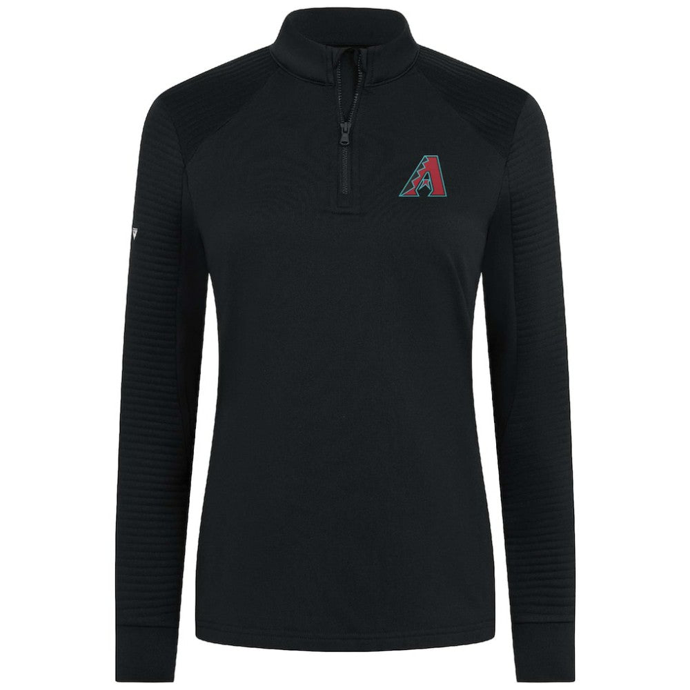 Arizona Diamondbacks Levelwear Women's Power Insignia 2.0 Quarter-Zip Pullover Top | MLB Sale