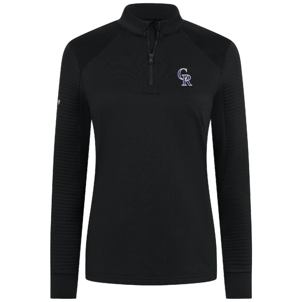 Colorado Rockies Levelwear Women's Power Insignia 2.0 Quarter-Zip Pullover Top | MLB Outlet