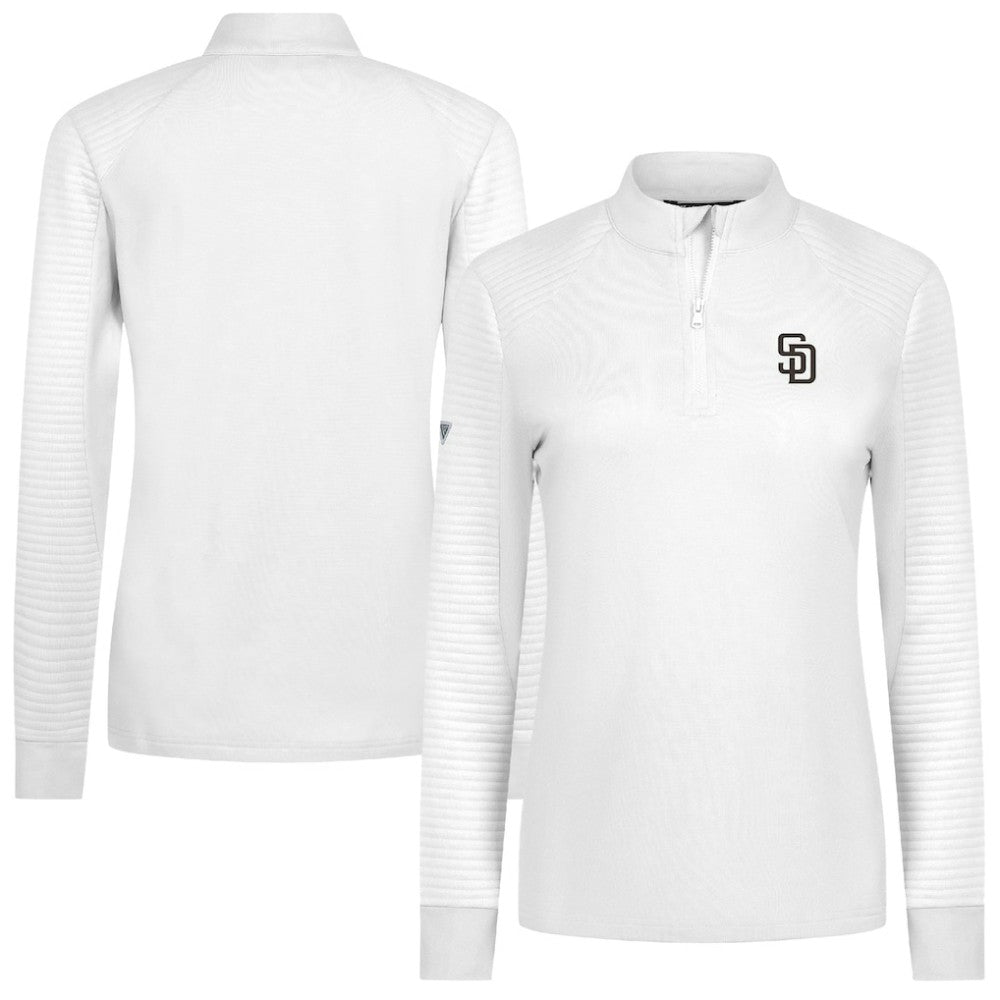 San Diego Padres Levelwear Women's Power Insignia 2.0 Quarter-Zip Pullover Top | MLB Discount