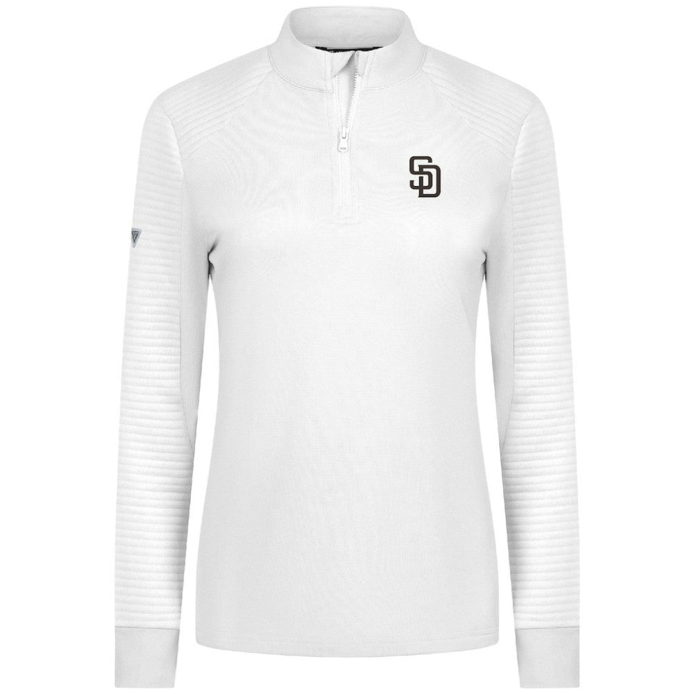 San Diego Padres Levelwear Women's Power Insignia 2.0 Quarter-Zip Pullover Top | MLB Discount