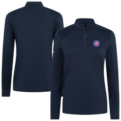 Chicago Cubs Levelwear Women's Power Insignia 2.0 Quarter-Zip Pullover Top | MLB Outlet