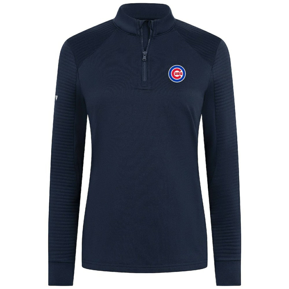 Chicago Cubs Levelwear Women's Power Insignia 2.0 Quarter-Zip Pullover Top | MLB Outlet