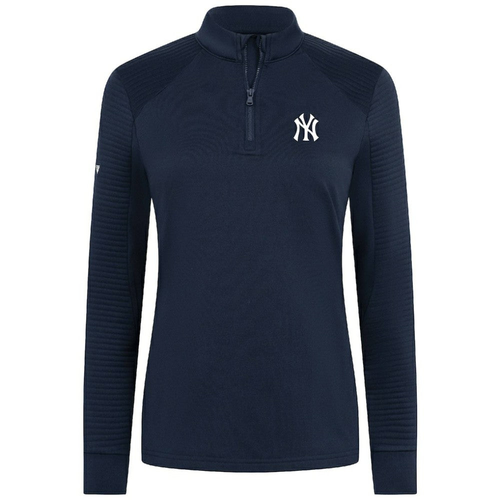 New York Yankees Levelwear Women's Power Insignia 2.0 Quarter-Zip Pullover Top | MLB For sale
