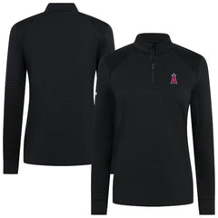 Los Angeles Angels Levelwear Women's Power Insignia 2.0 Quarter-Zip Pullover Top | MLB Sale