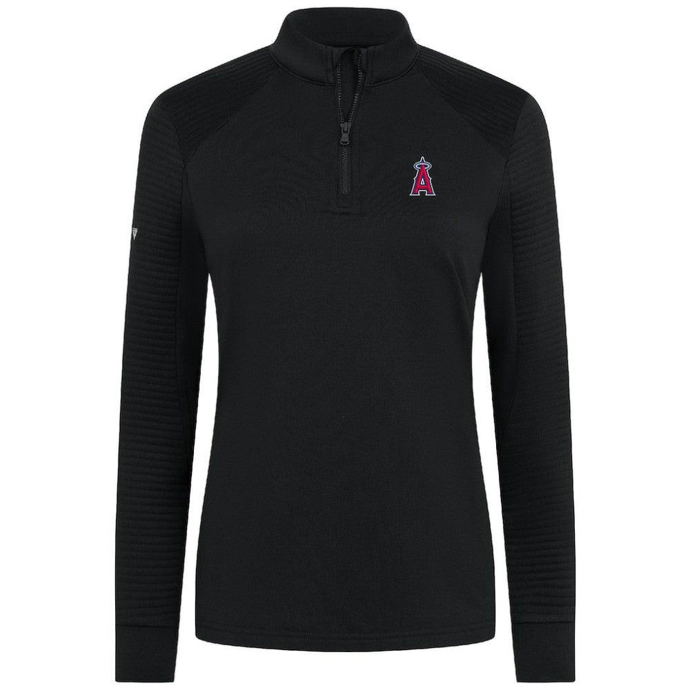 Los Angeles Angels Levelwear Women's Power Insignia 2.0 Quarter-Zip Pullover Top | MLB Sale