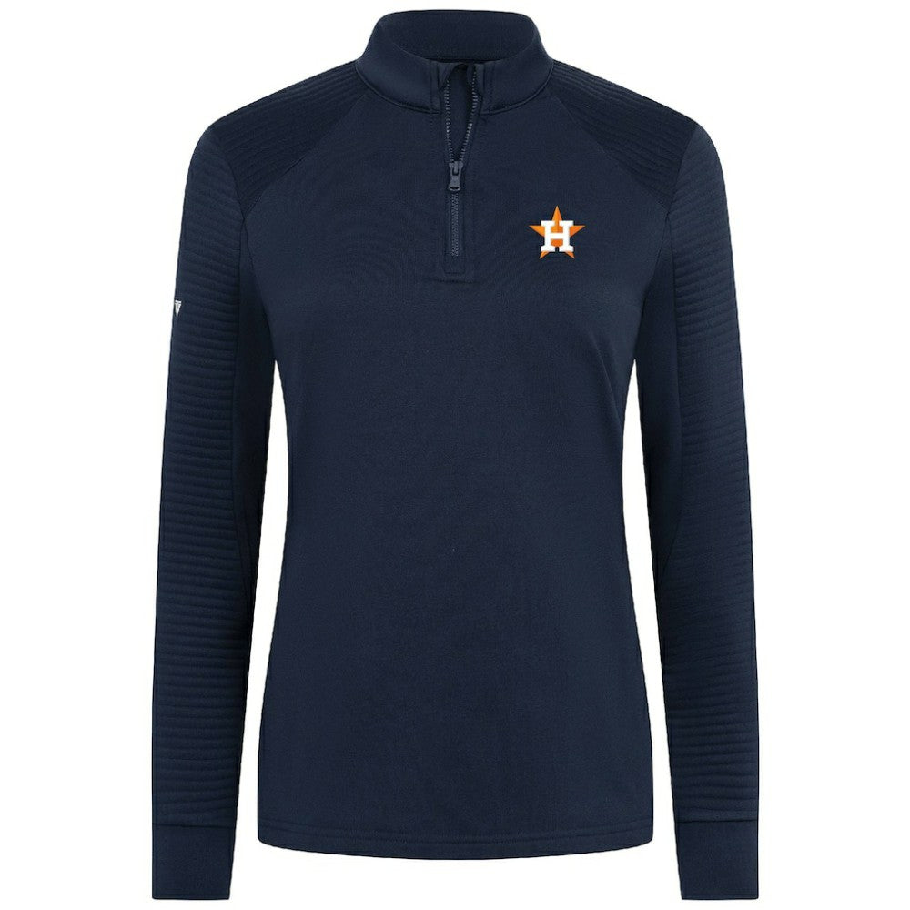 Houston Astros Levelwear Women's Power Insignia 2.0 Quarter-Zip Pullover Top | MLB Sale
