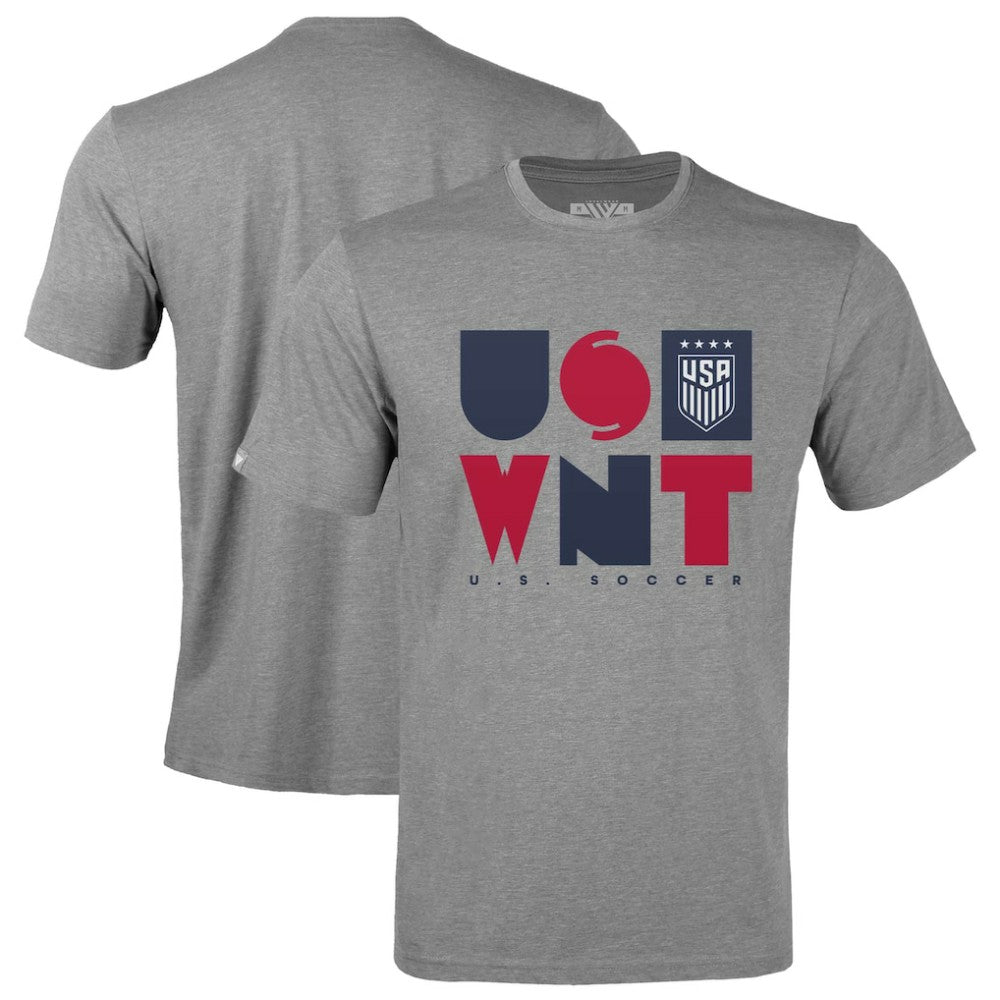 USWNT Levelwear Richmond Full On T-Shirt Gray
