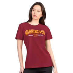 Washington Commanders  G-III 4Her by Carl Banks Women's Super-Slim Lightweight Winning Crew T-Shirt