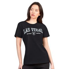 Las Vegas Raiders  G-III 4Her by Carl Banks Women's Super-Slim Lightweight Winning Crew T-Shirt