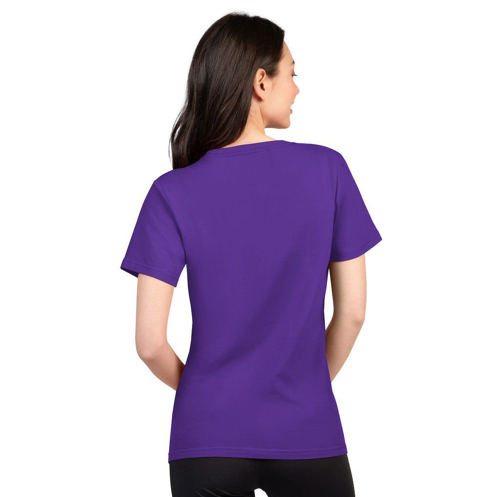 Minnesota Vikings  G-III 4Her by Carl Banks Women's Super-Slim Lightweight Winning Crew T-Shirt