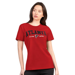 Atlanta Falcons  G-III 4Her by Carl Banks Women's Super-Slim Lightweight Winning Crew T-Shirt