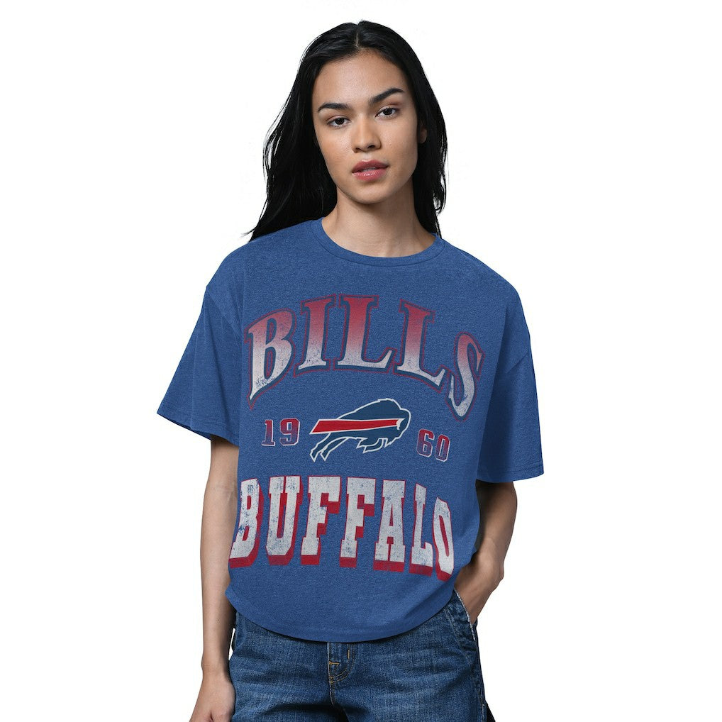 Buffalo Bills  Starter Women's Oversized Hall of Fame T-Shirt