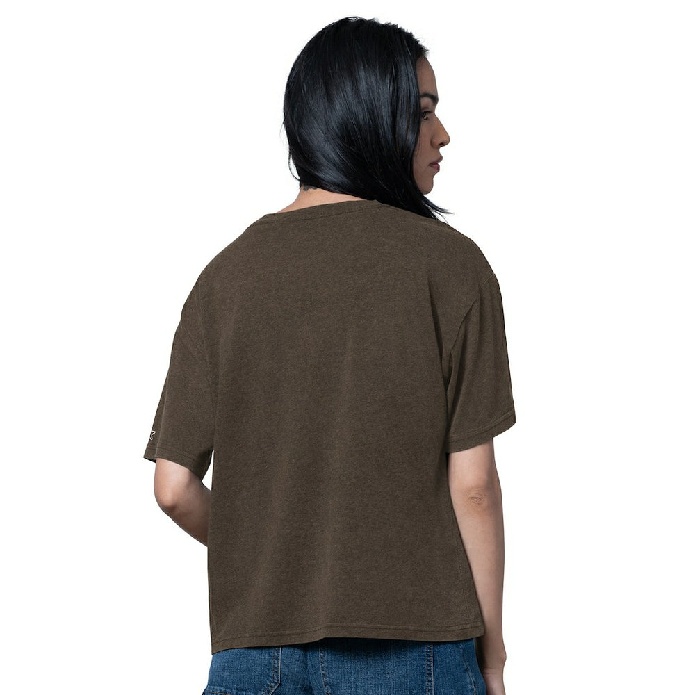 Cleveland Browns  Starter Women's Oversized Hall of Fame T-Shirt