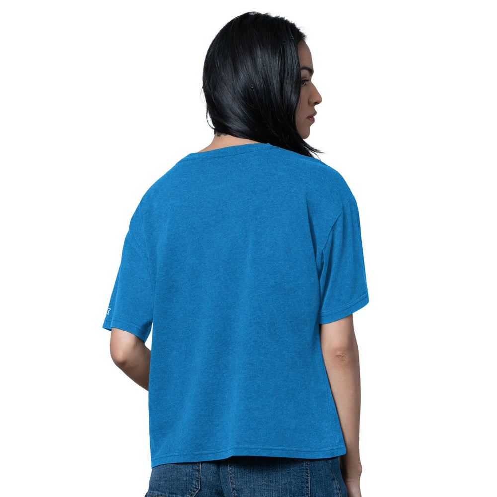 Detroit Lions  Starter Women's Oversized Hall of Fame T-Shirt