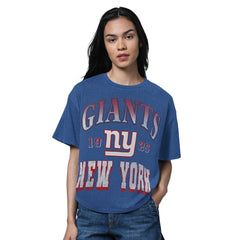 New York Giants  Starter Women's Oversized Hall of Fame T-Shirt