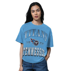 Tennessee Titans  Starter Women's Oversized Hall of Fame T-Shirt
