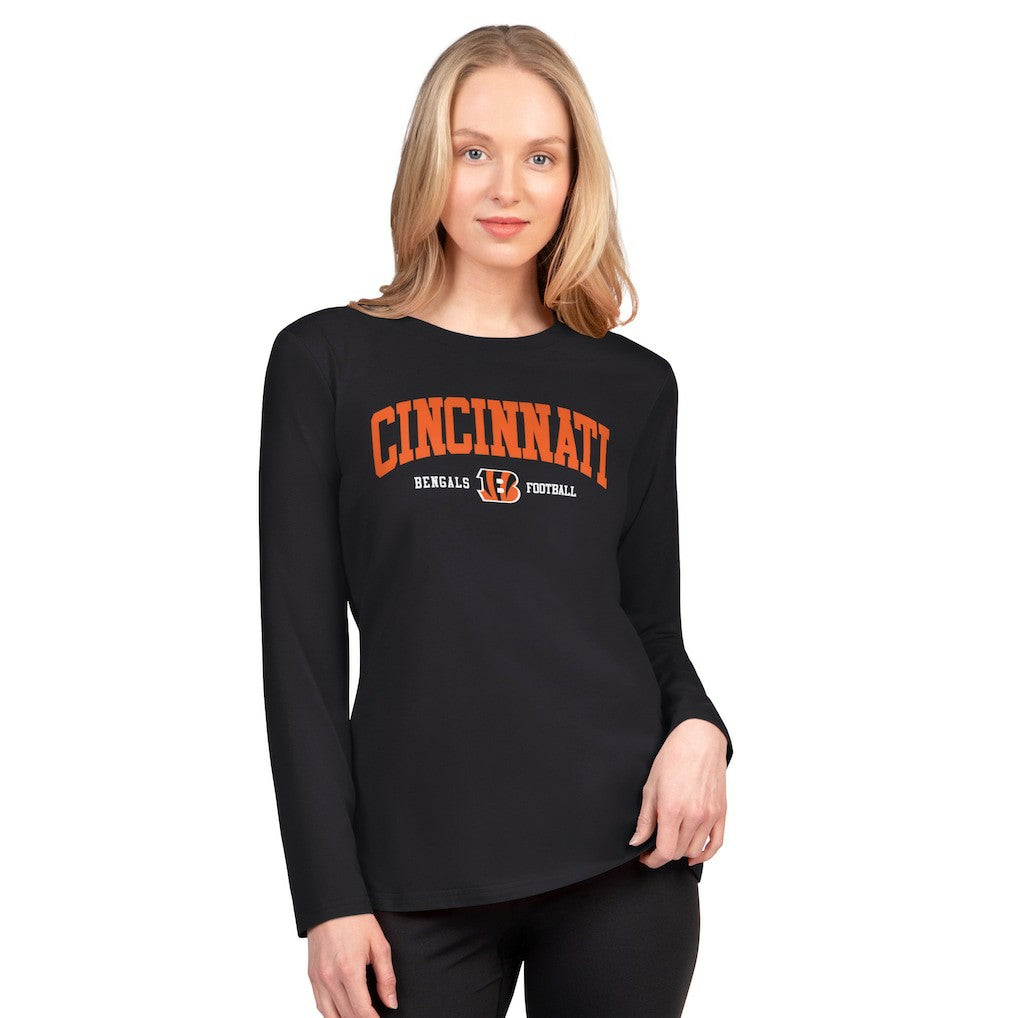Cincinnati Bengals  G-III 4Her by Carl Banks Women's Best Play Long Sleeve T-Shirt