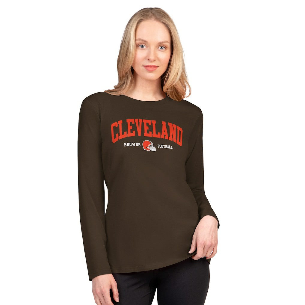 Cleveland Browns  G-III 4Her by Carl Banks Women's Best Play Long Sleeve T-Shirt