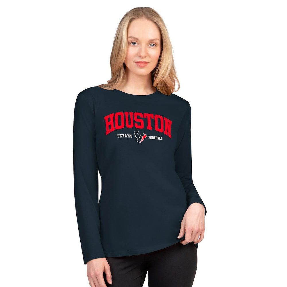 Houston Texans  G-III 4Her by Carl Banks Women's Best Play Long Sleeve T-Shirt