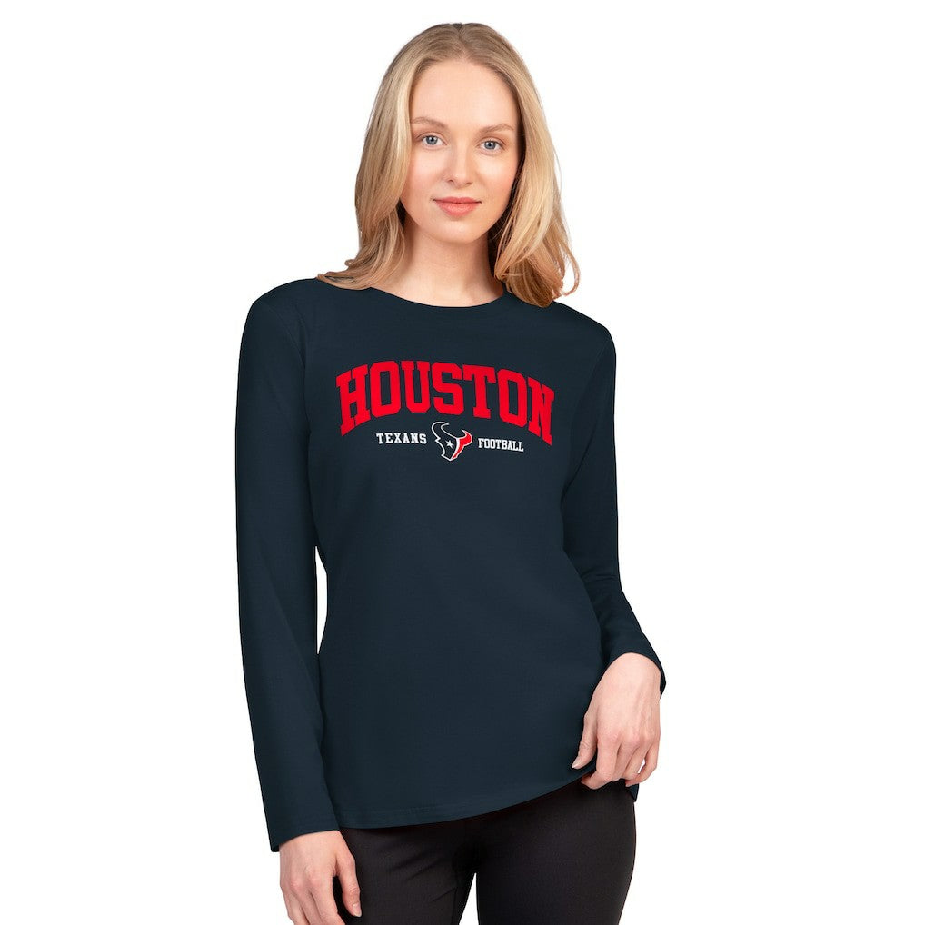 Houston Texans  G-III 4Her by Carl Banks Women's Best Play Long Sleeve T-Shirt