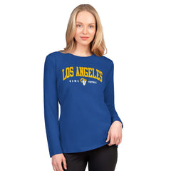 Los Angeles Rams  G-III 4Her by Carl Banks Women's Best Play Long Sleeve T-Shirt