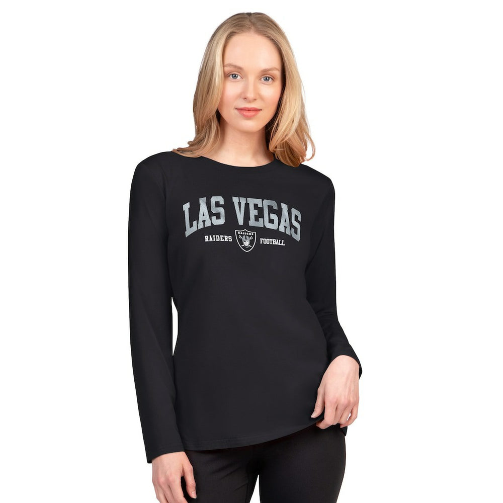 Las Vegas Raiders  G-III 4Her by Carl Banks Women's Best Play Long Sleeve T-Shirt