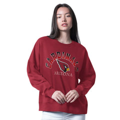 Arizona Cardinals  G-III 4Her by Carl Banks Women's Oversized Feud Sweatshirt
