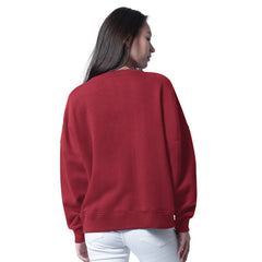 Arizona Cardinals  G-III 4Her by Carl Banks Women's Oversized Feud Sweatshirt