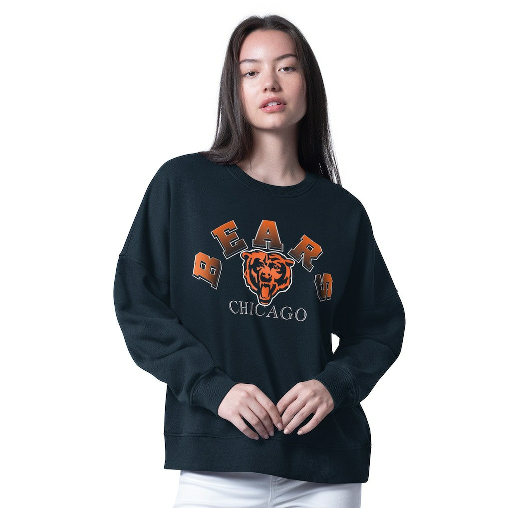 Chicago Bears  G-III 4Her by Carl Banks Women's Oversized Feud Sweatshirt
