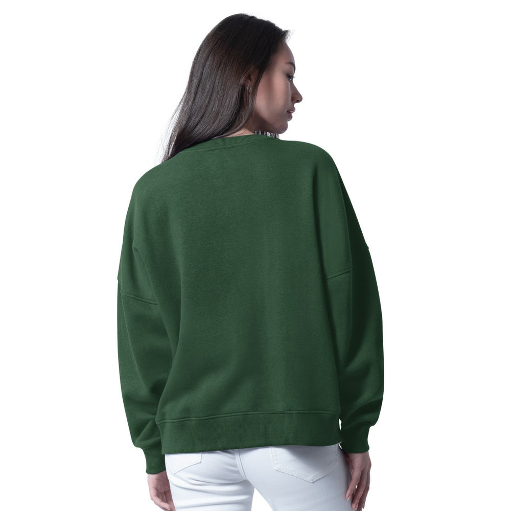 Green Bay Packers  G-III 4Her by Carl Banks Women's Oversized Feud Sweatshirt