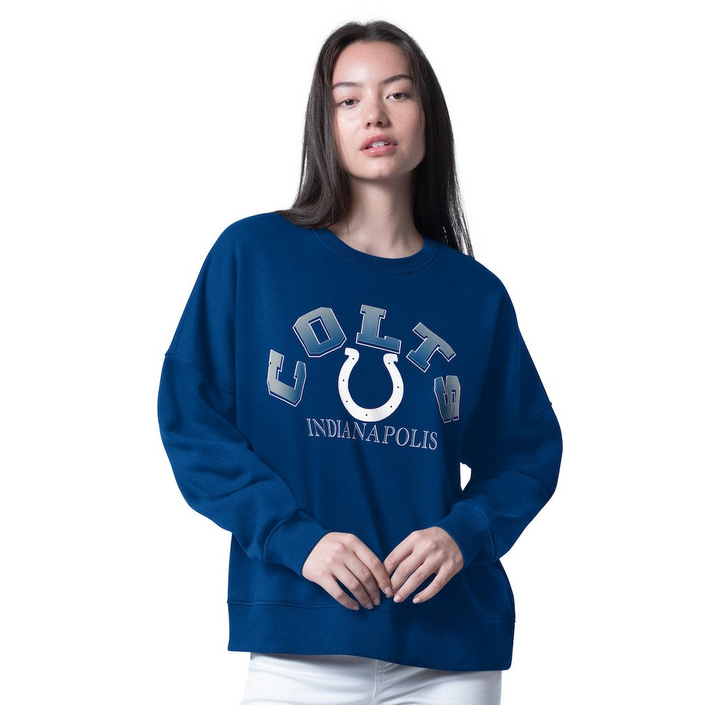 Indianapolis Colts  G-III 4Her by Carl Banks Women's Oversized Feud Sweatshirt