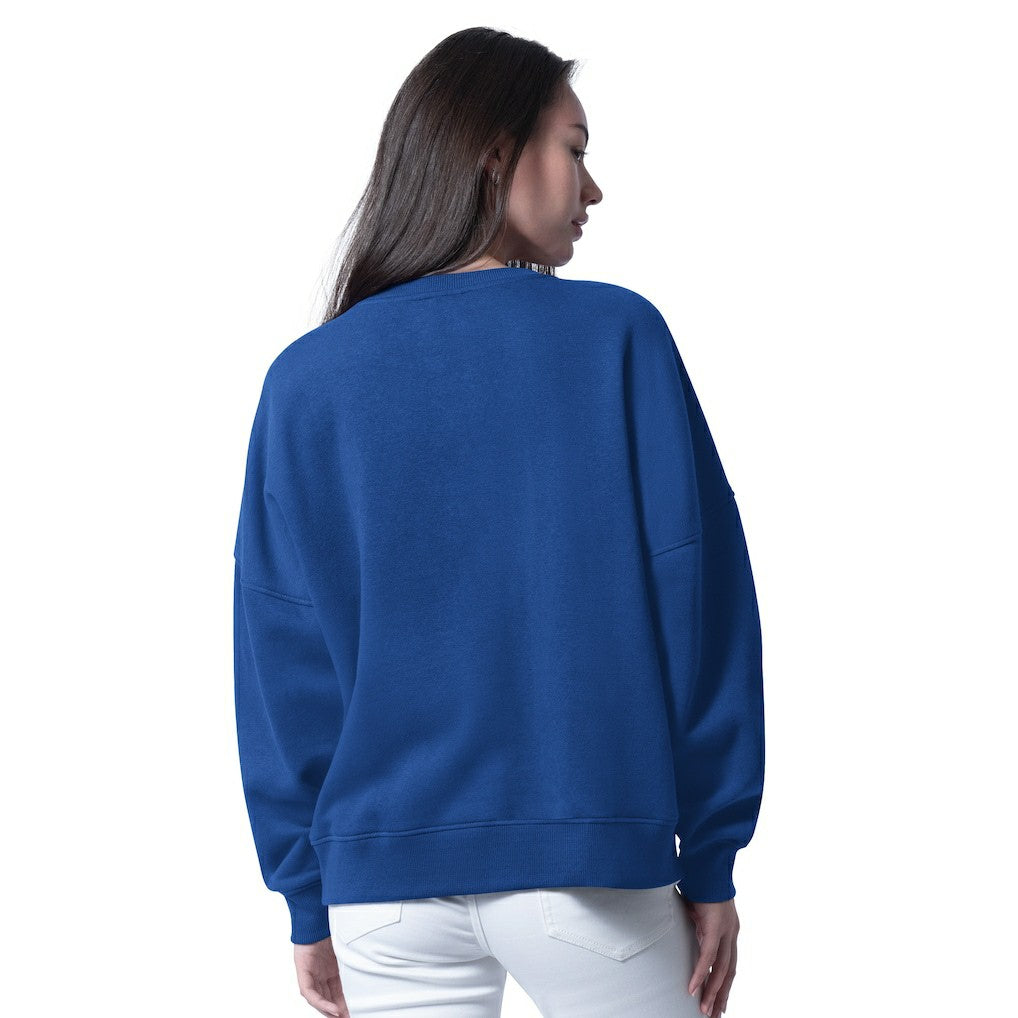 Los Angeles Rams  G-III 4Her by Carl Banks Women's Oversized Feud Sweatshirt