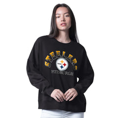 Pittsburgh Steelers  G-III 4Her by Carl Banks Women's Oversized Feud Sweatshirt