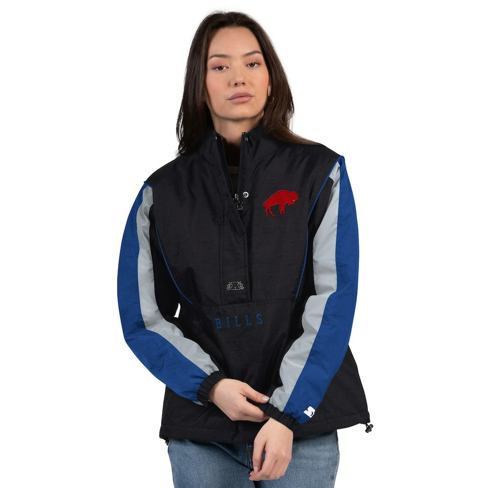 Buffalo Bills  Starter Women's Thursday Night Gridiron Half-Zip Jacket